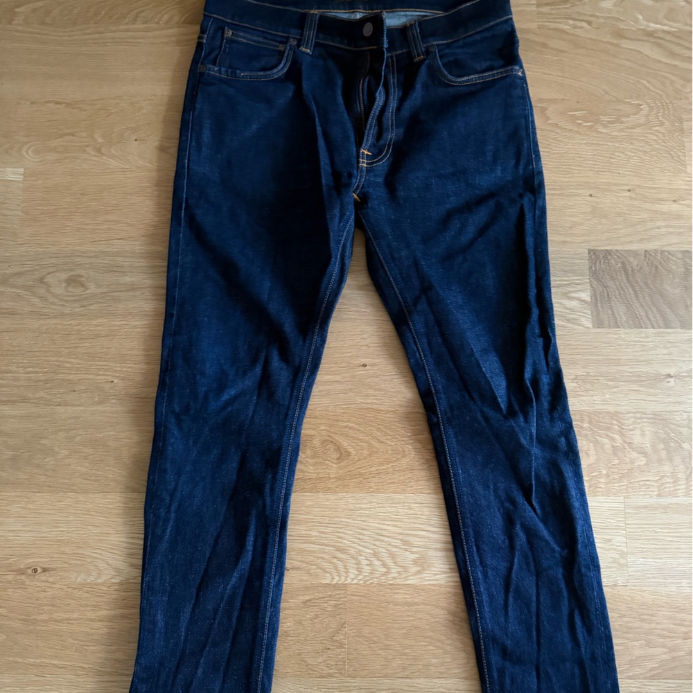 J. Crew Karabo Mills Japanese Selvedge Slim Denim Jeans - Dark Wash 32x26